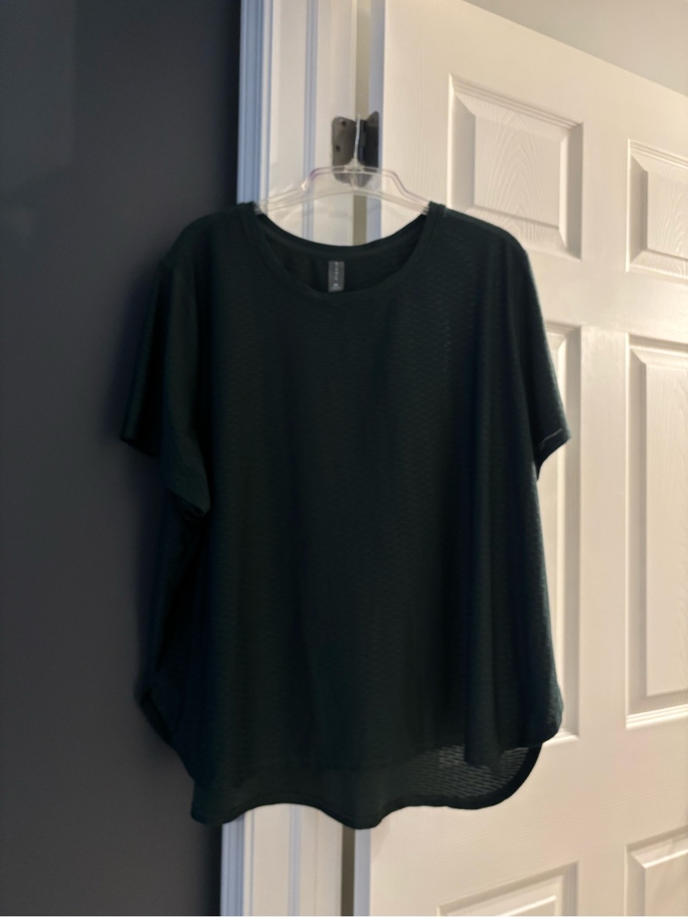 Relaxed Dark Green Short-Sleeve Women's Tee
